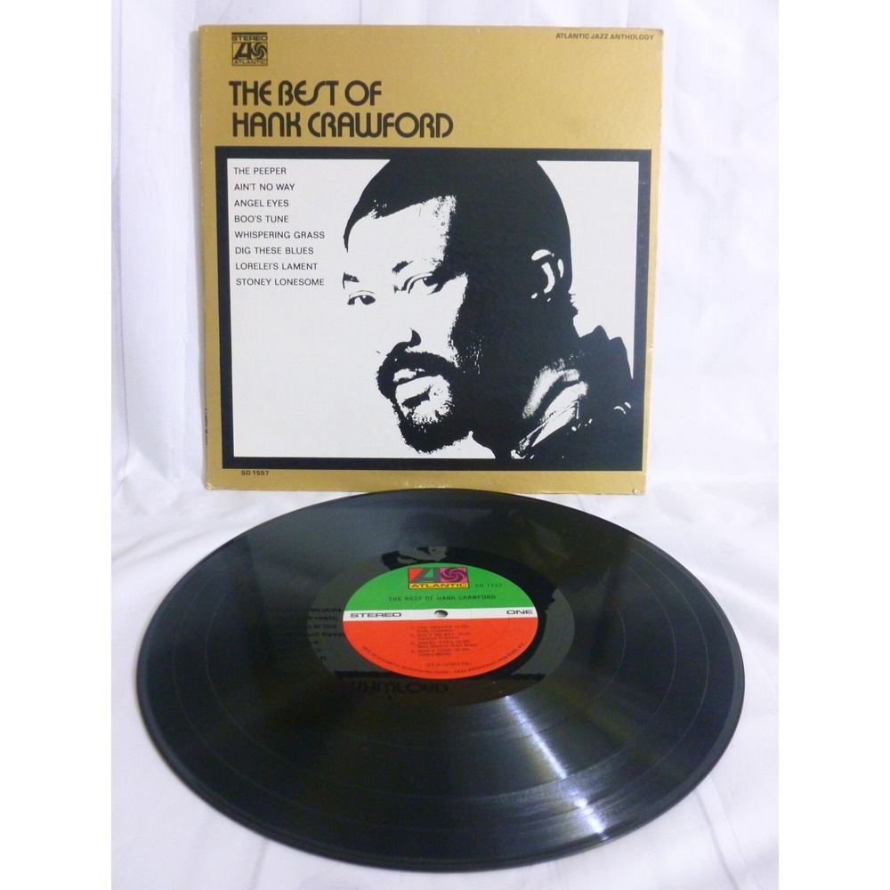 The Best Of Hank Crawford - Vinyl LP - SD 1557 - Repaired Jacket Read Ad